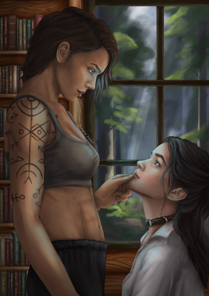snow_noir_'s tweet photo. Reyna x Violet fanart from A Little Sin 
(Novel by Rawnie Sabor) #bookart https://t.co/r6r35qej5X