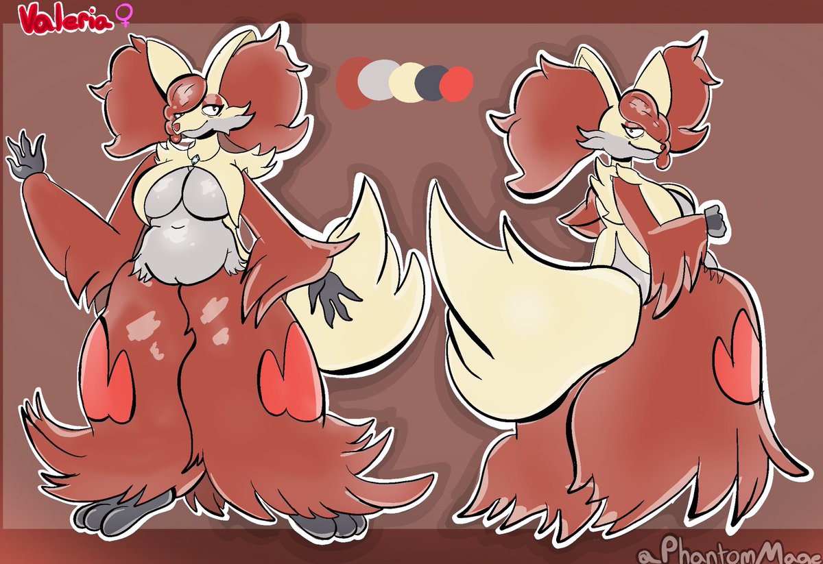 Phantom_Draws3's tweet image. Meet Valeria 
Our 65 year old Guildmaster and Foxy lady~