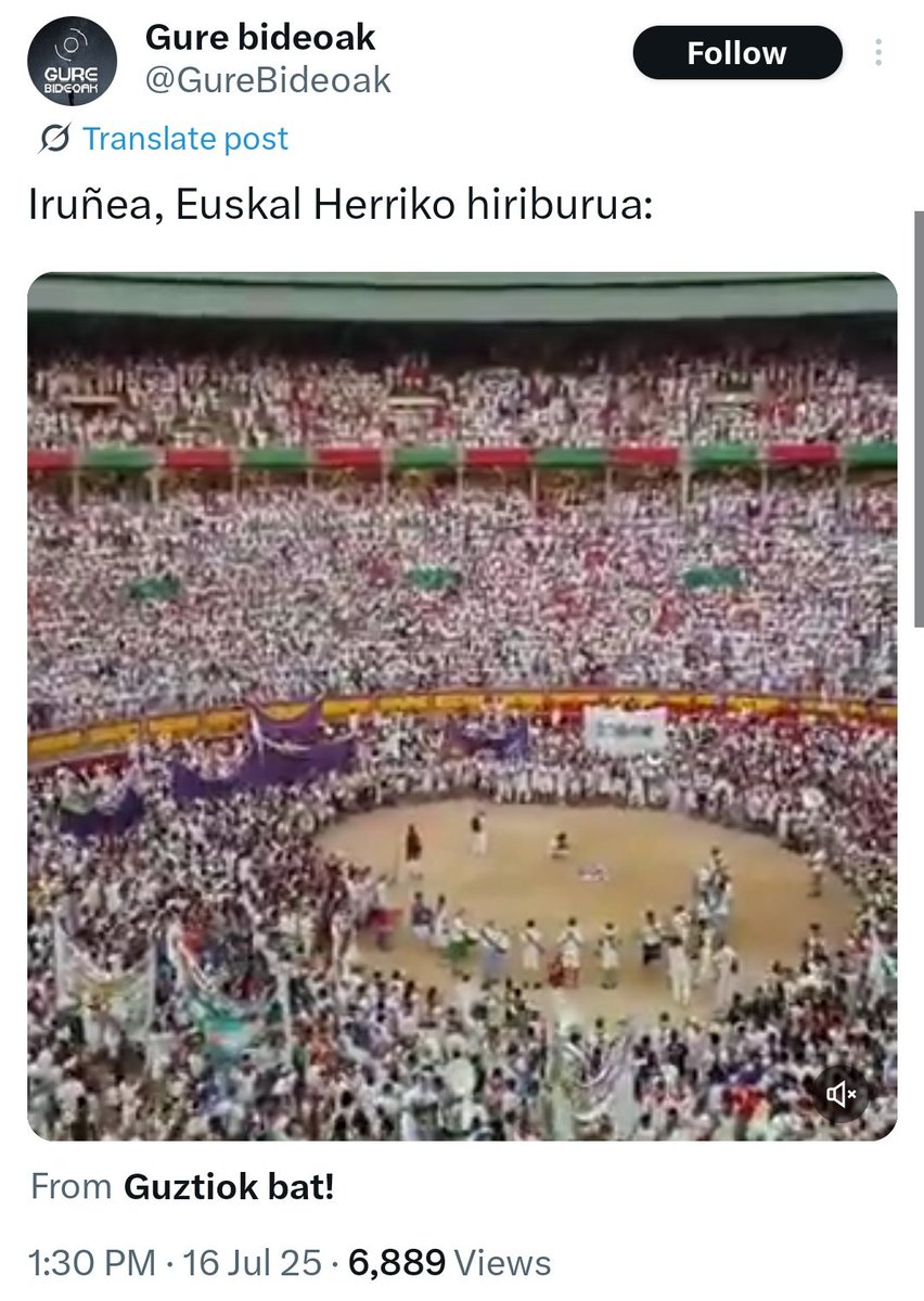 Pragmatikoa (@pragmatikoa) on Twitter photo Zein da arazoa? Zezenketak edo zezen-plaza dagoen hiriaren alkatea?
<a href="/GureBideoak/">Gure bideoak</a> i hemerotekak ez dio bat ere onik egiten, hipokresia agerian uzten baitu.
Manipulazioaren erregea 👑 Zein da arazoa? Zezenketak edo zezen-plaza dagoen hiriaren alkatea?
<a href="/GureBideoak/">Gure bideoak</a> i hemerotekak ez dio bat ere onik egiten, hipokresia agerian uzten baitu.
Manipulazioaren erregea 👑