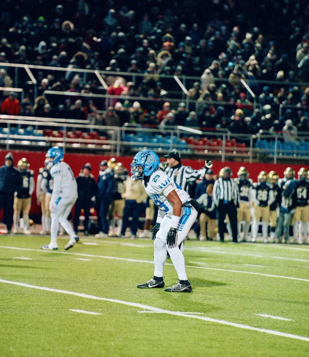 Honored to be ranked the #8 DB in Delaware. Still hungry, Still grinding! 
<a href="/MiddletownFB/">ᴍɪᴅᴅʟᴇᴛᴏᴡɴ ᴄᴀᴠᴀʟɪᴇʀs</a>