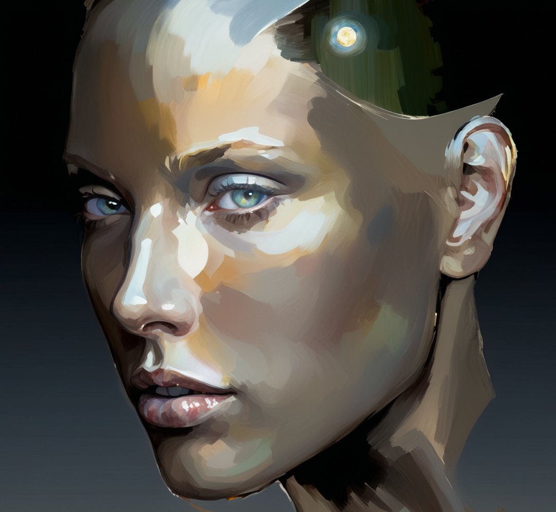 Used AI to combine one of my paintings with one of my sculptures... and I love the result... ART IS DEAD! Long live art!