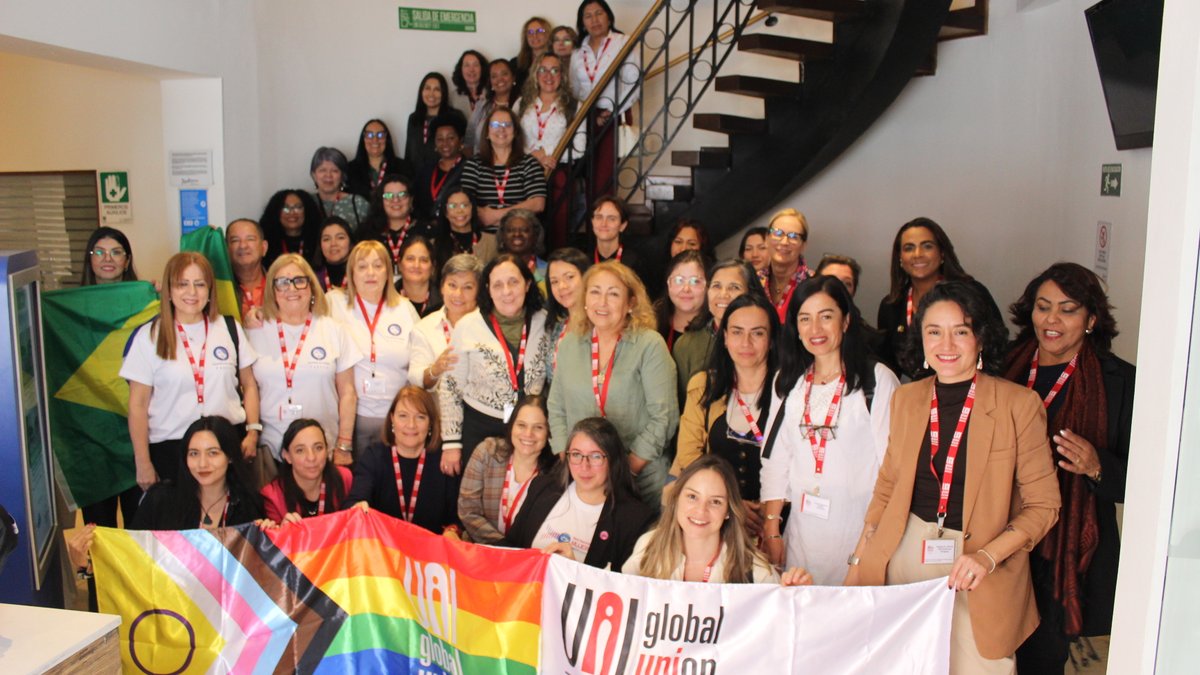 UNI Américas (@uniamericas) on Twitter photo Concluimos la 27a Reunión del Comité de Mujeres <a href="/uniamericas/">UNI Américas</a> en Bogotá reafirmado nuestra fuerza colectiva: unidas por la igualdad, la democracia y un futuro libre de violencia y acoso✊🏾 Concluimos la 27a Reunión del Comité de Mujeres <a href="/uniamericas/">UNI Américas</a> en Bogotá reafirmado nuestra fuerza colectiva: unidas por la igualdad, la democracia y un futuro libre de violencia y acoso✊🏾