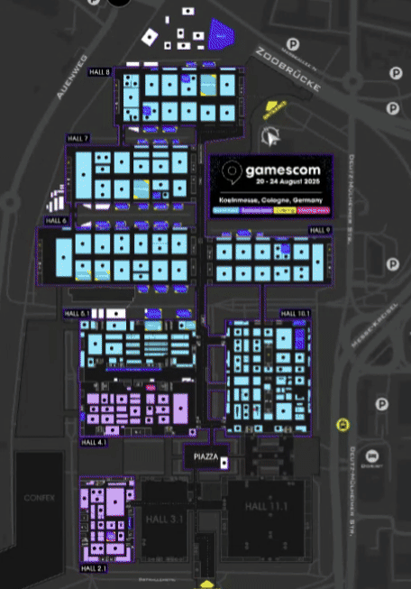 Our booth is finally up at #Gamescom2025! 🎉
Excited (and a bit terrified) for the crazy days ahead, can’t wait to meet players &amp; share Movierooms!

#Gamescom #madpumpkins <a href="/Movierooms_sim/">Movierooms - Cinema Tycoon</a>  #indiegames #Booth #gamedevs