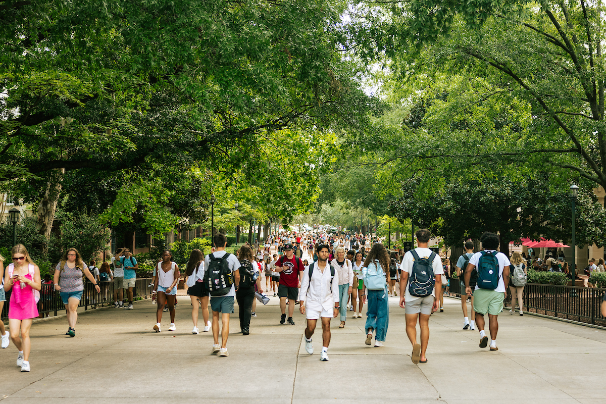 Thousands of different paths, same day one. 

Welcome home, Gamecocks. We've missed you.