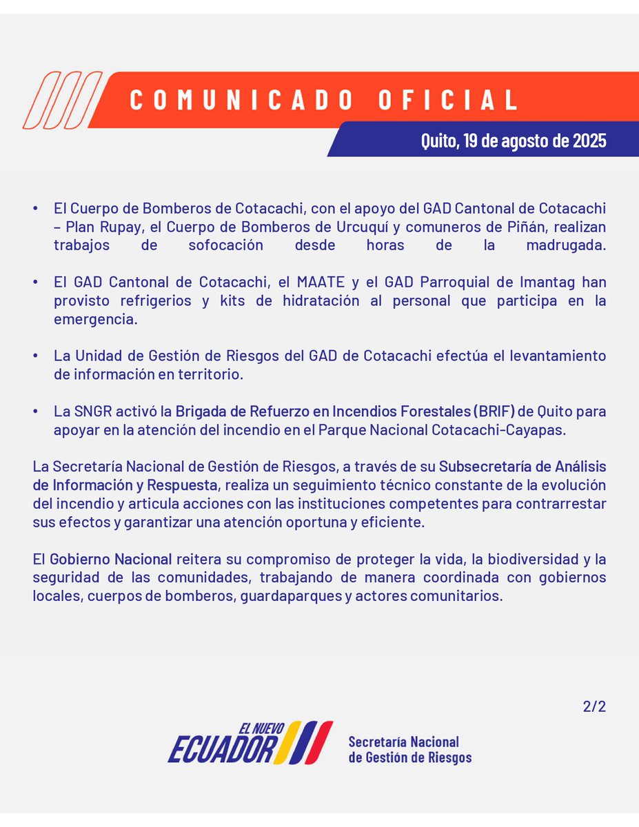 Riesgos_Ec's tweet photo. A la ciudadanía: 

#ElNuevoEcuador https://t.co/Aq4vgS2QRP