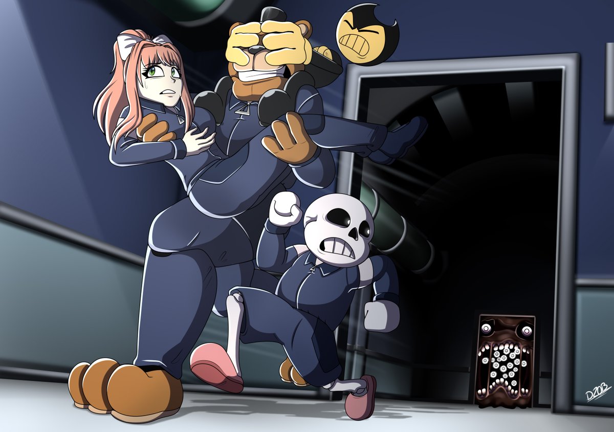 Dino20bryan's tweet image. &quot;NOWHERE TO HIDE&quot;

#FNAF #pressure