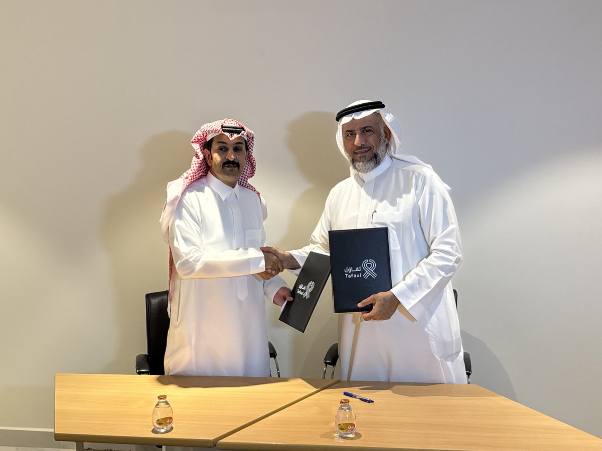 وقعت #جمعية_تفاؤل مذكرة تعاون مع صحيفة المنصة الأولى الإلكترونية بهدف تعزيز النشر الإعلامي