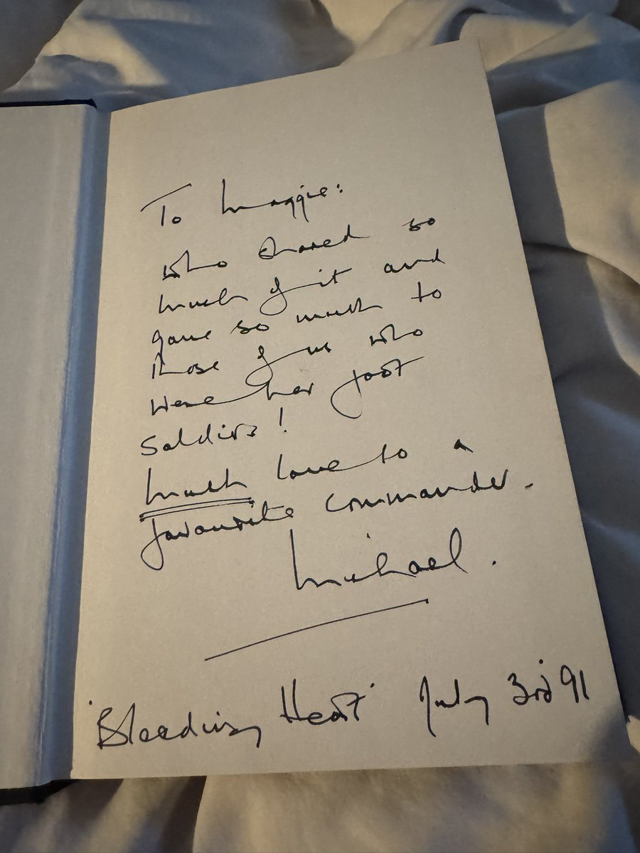 Michael Weadock (@michaelweadock) on Twitter photo Picked up Michael Nicholson’s book in a sale recently. It’s signed ‘To Maggie…’ Michael was an esteemed ITN Foreign Correspondent, but I wonder who Maggie is? Any thoughts <a href="/AlStewartOBE/">Alastair Stewart</a> or anyone at #ITN in those days? Picked up Michael Nicholson’s book in a sale recently. It’s signed ‘To Maggie…’ Michael was an esteemed ITN Foreign Correspondent, but I wonder who Maggie is? Any thoughts <a href="/AlStewartOBE/">Alastair Stewart</a> or anyone at #ITN in those days?