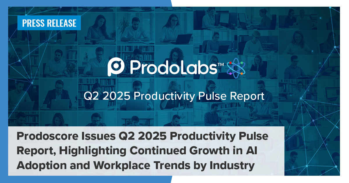 prodoscore (@prodoscore) on Twitter photo 📢 <a href="/Prodoscore/">prodoscore</a> has released its Q2 2025 Productivity Pulse Report, uncovering key #trends reshaping the workplace: growth in #AI adoption, the impact of #hybridwork, and the most productive industries. Check out the full #pressrelease, and report, below!
prodoscore.com/press-release/… 📢 <a href="/Prodoscore/">prodoscore</a> has released its Q2 2025 Productivity Pulse Report, uncovering key #trends reshaping the workplace: growth in #AI adoption, the impact of #hybridwork, and the most productive industries. Check out the full #pressrelease, and report, below!
prodoscore.com/press-release/…