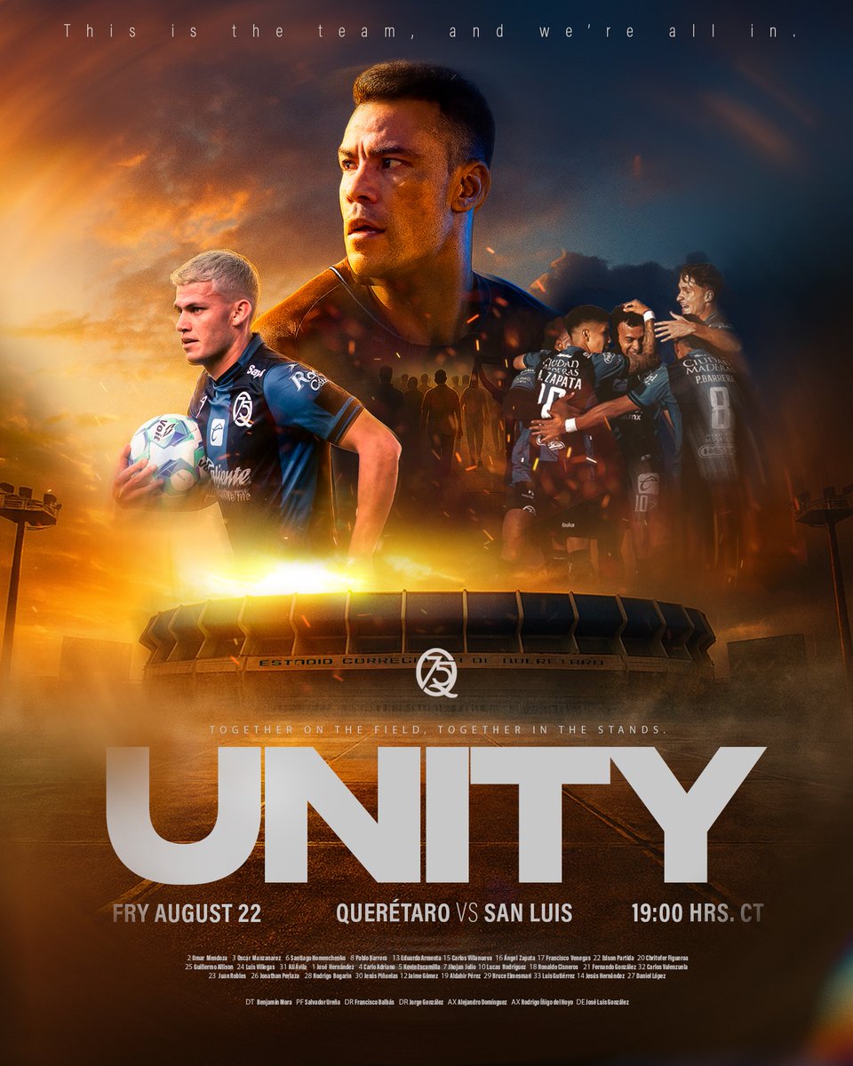 COME ON, GALLOS! 🔵⚫️

🎟️: tickets.oneboxtds.com/queretarofc_ti… 

#Los75DeGallos