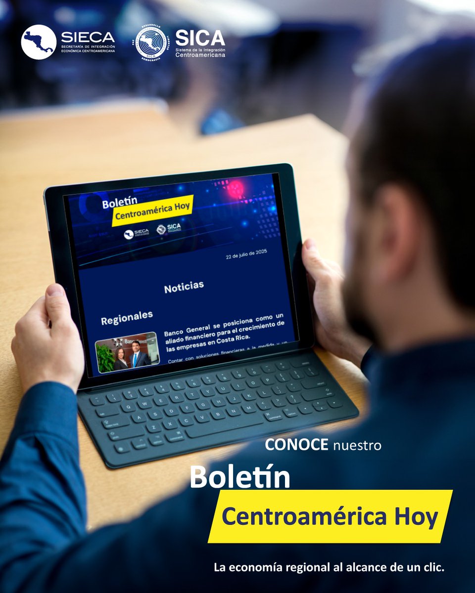 📰 Explora las noticias más relevantes del panorama económico en Centroamérica.  

Boletín Centroamérica Hoy: 1⃣8⃣ de agosto de 2025 👇🏼  

mailchi.mp/sieca.int/bole…