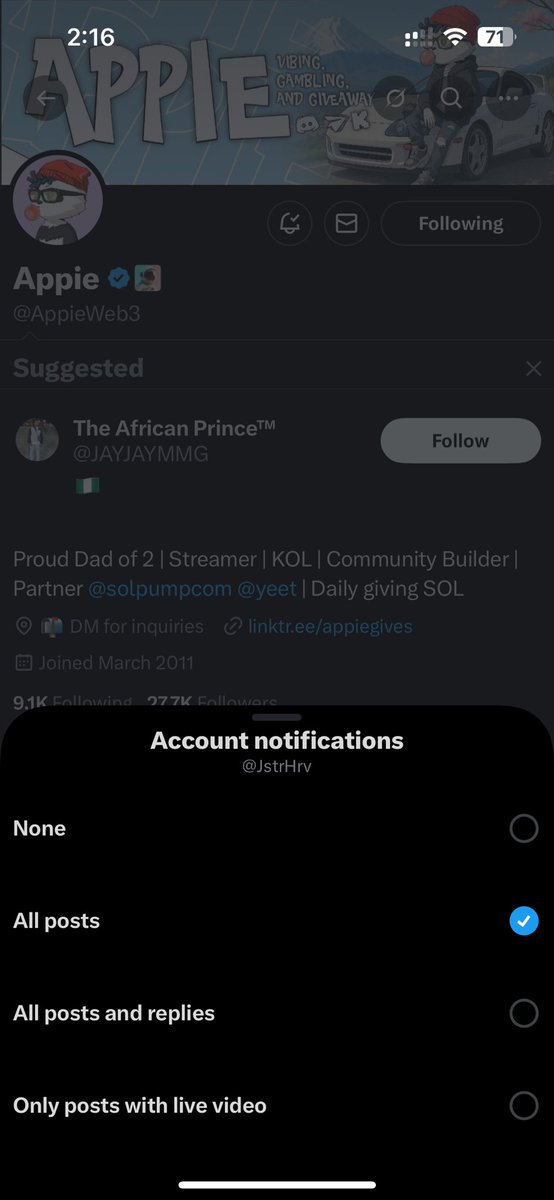 JstrHrv's tweet photo. @SjoSondre @AppieWeb3 done, thankss!!
@neilharvest 

8orqA3UBurJiC5Xr6qLPgBL71vyGs7kh8JPuE8vbZjT4 https://t.co/7B1RRYVn5i