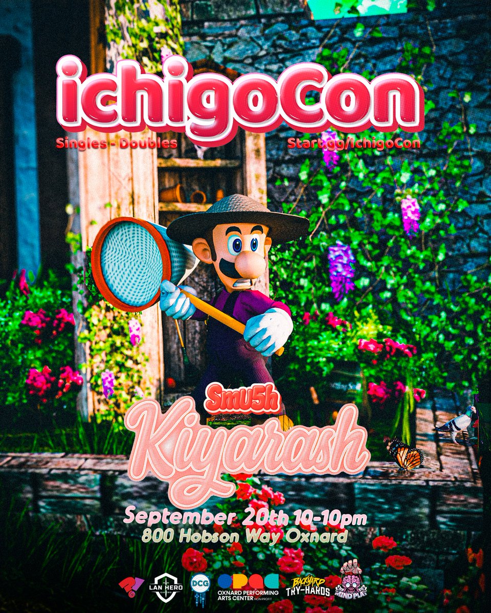 ichigoCon (@ichigocon805) on Twitter photo Recently ranked #41st in the world with an amazing run at Lvl Up Expo, we are proud to announce that our own <a href="/Kiyarashssb/">SmU5h | Kiyarash</a> will be returning for IchigoCon 2025!
Sign ups end on September 13th, be sure to register now!
start.gg/tournament/ich… Recently ranked #41st in the world with an amazing run at Lvl Up Expo, we are proud to announce that our own <a href="/Kiyarashssb/">SmU5h | Kiyarash</a> will be returning for IchigoCon 2025!
Sign ups end on September 13th, be sure to register now!
start.gg/tournament/ich…