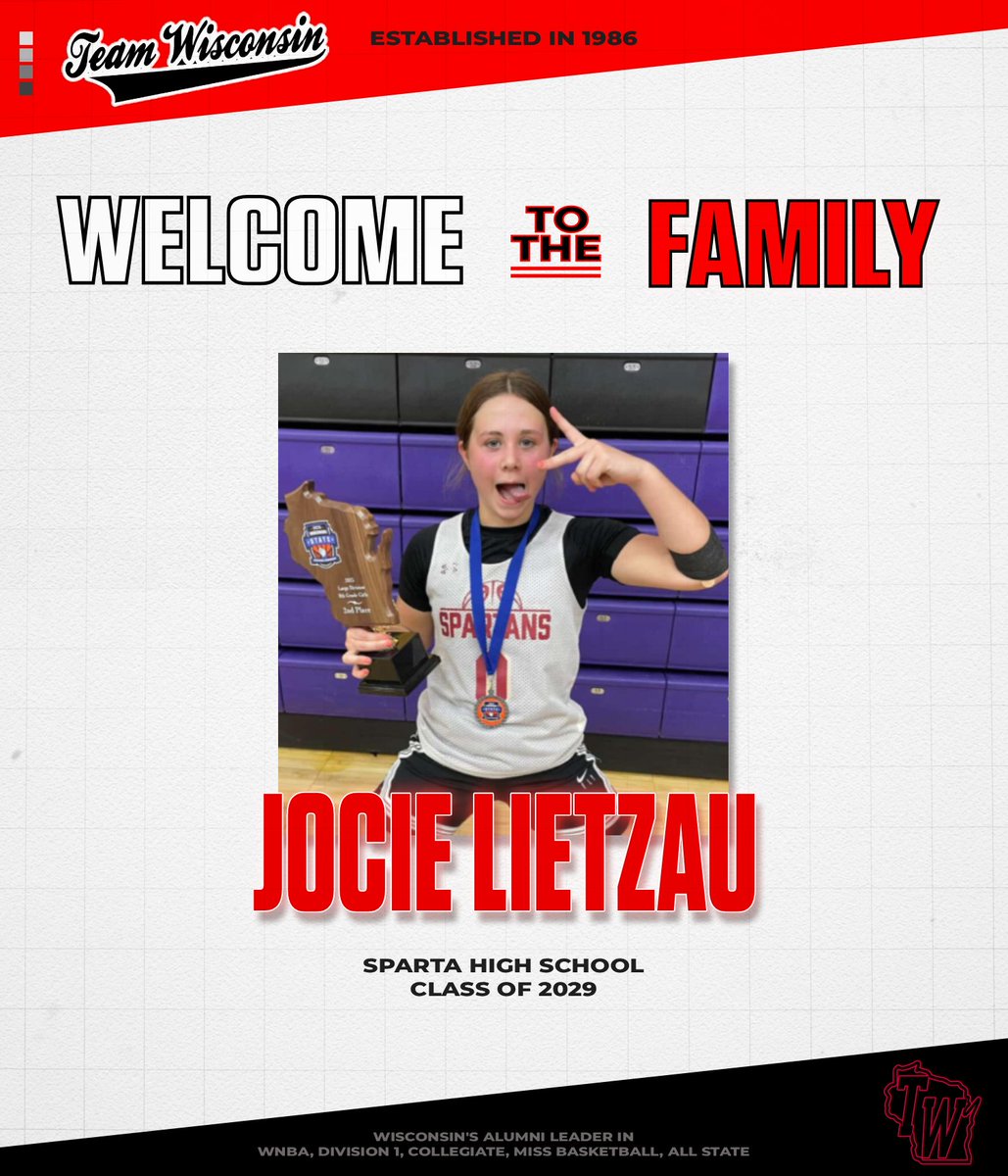 ⭐️Jocie Lietzau
📍Sparta High School
📚2029
🏀Point Guard