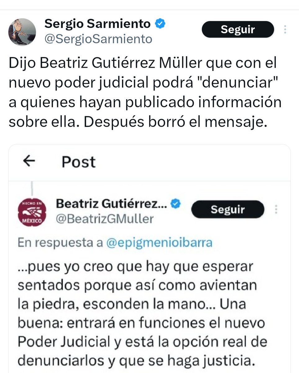 Erd SrepX SreyL (@erd_srep1_srey3) on Twitter photo Ya salió .<a href="/SergioSarmiento/">Sergio Sarmiento</a>, el primero en hacerse la vístima.
Si ibas a andar de høcicøn, ahora que no chilles y se aguanta la vara, ojalá y te denuncien, bien merecido por pęndejø.
👇😂 Ya salió .<a href="/SergioSarmiento/">Sergio Sarmiento</a>, el primero en hacerse la vístima.
Si ibas a andar de høcicøn, ahora que no chilles y se aguanta la vara, ojalá y te denuncien, bien merecido por pęndejø.
👇😂