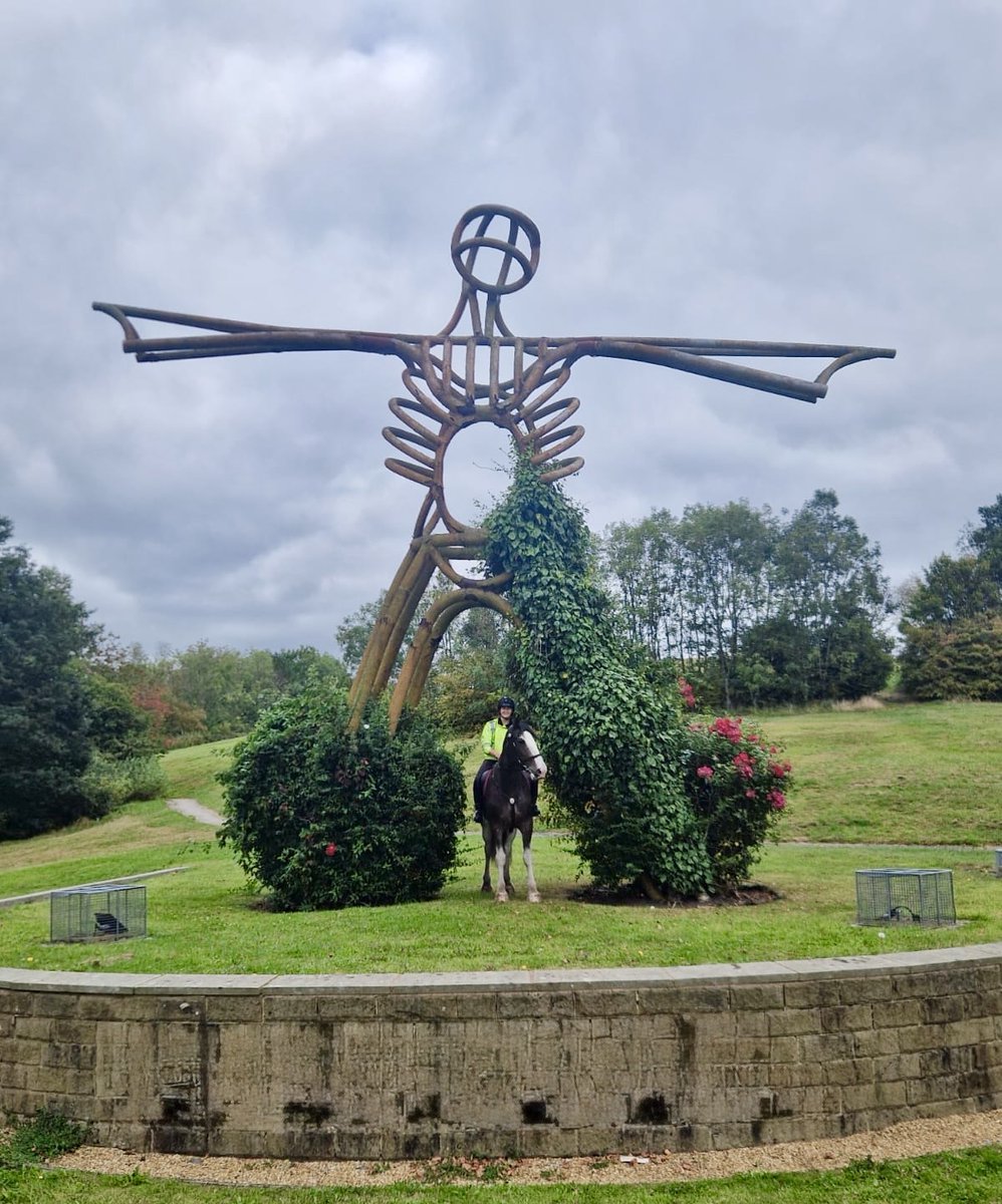 LancsPolMounted's tweet photo. Lovely Cottam has been out and about today, training with PH Guild. 🐴✨
She’s been turning heads while on her travels… but can you guess where she’s been spotted this time? 👀
Drop your guesses below! ⬇️
#Bridle&Seek #TrotSpot #WhoovesThatGirl https://t.co/jHVWN4EdwK