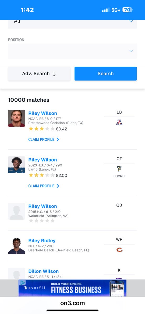 Blessed to be ranked a 3 star on Rivals! <a href="/Rivals/">Rivals</a>