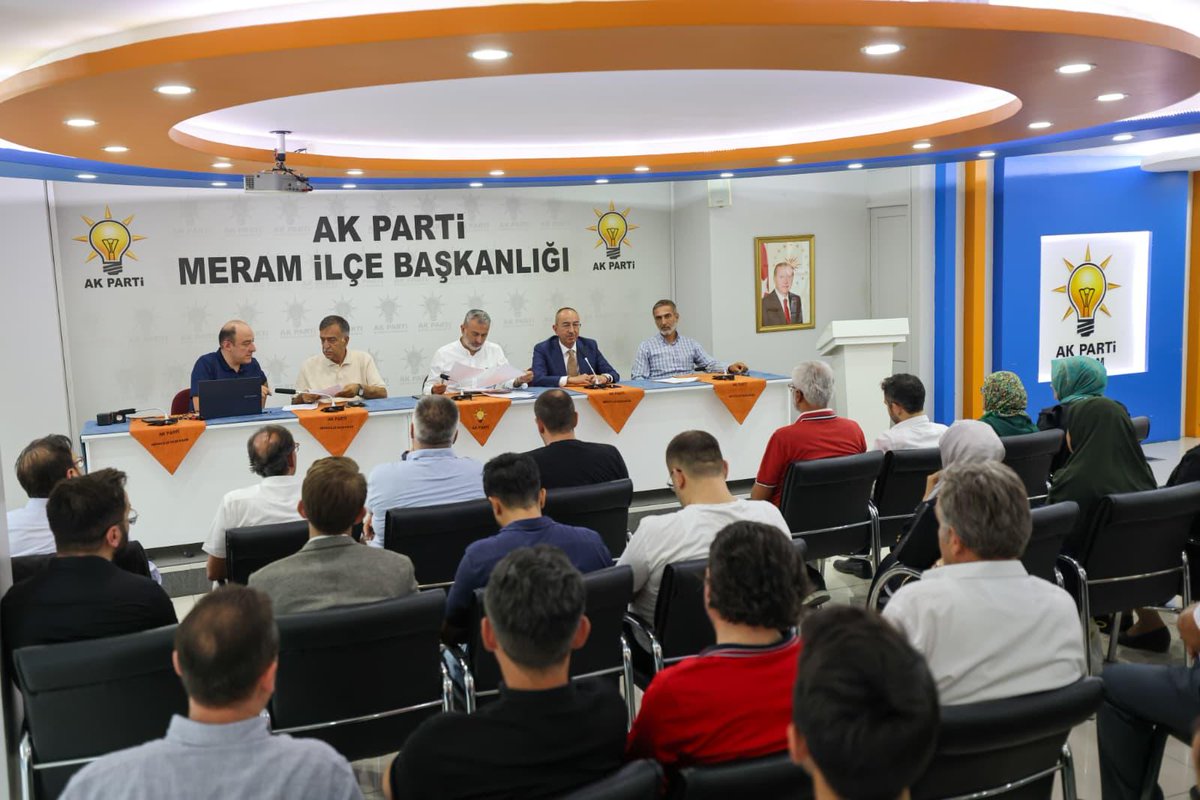 akpartimeram's tweet photo. 80. İlçe Danışma Meclisimizi İlçe Başkanımız @mmunlafalioglu riyasetinde, Meram Belediye Başkanımız @MustafaKavus, Ana Kademe, Kadın ve Gençlik Kolları Yönetimlerimiz ve Meclis Üyelerimizin katılımları ile teşkilat binamızda gerçekleştirdik.
#BizimMeram https://t.co/H8fBsizU9t