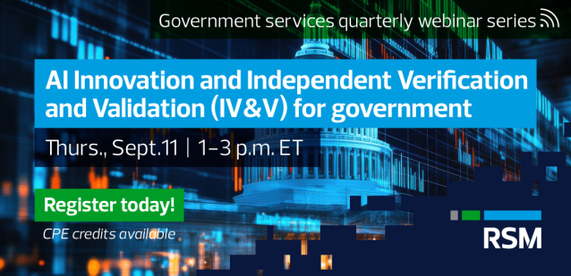 Quarterly government services webinar series - the latest from <a href="/RSMUSLLP/">RSM US LLP</a> rsm.buzz/4mQwcUr