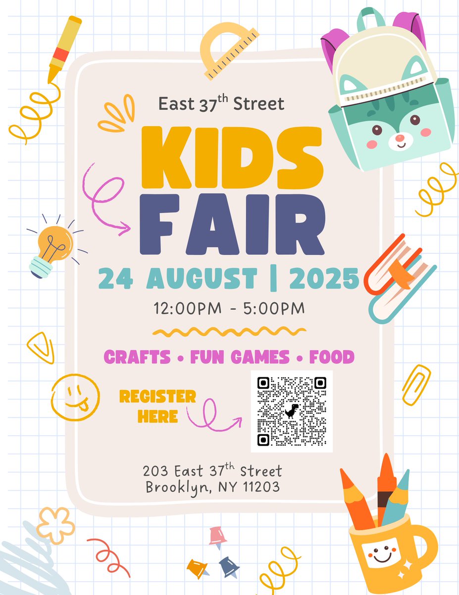 5 days until the East 37th Street Kids Fair! Join us for a day of fun!