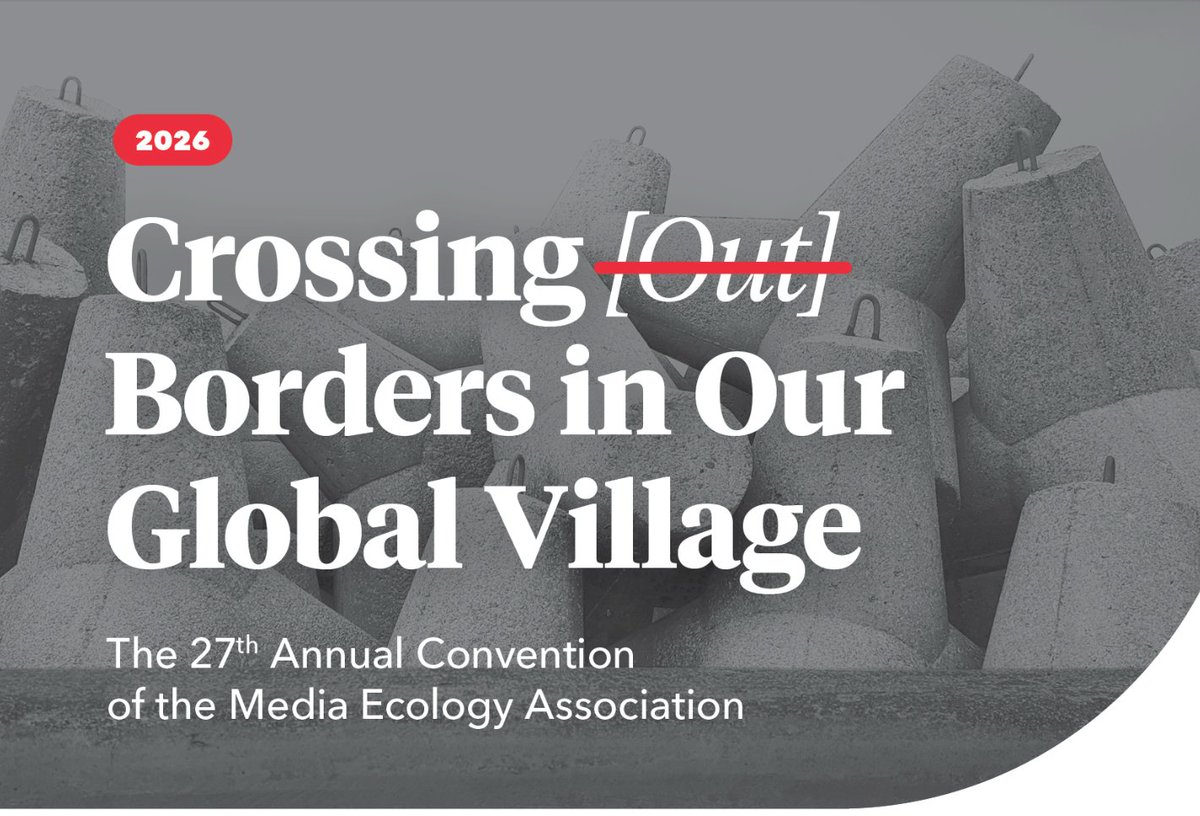 Our 2026 convention will be held at the University of Winnipeg June 25–28, 2026.

Paper and session proposals are due by November 1, 2025.

For more details, see media-ecology.org/convention.