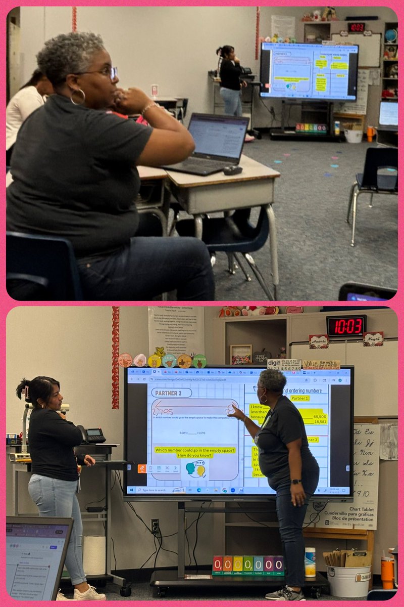 MatturroMEd's tweet image. Planning @HicksTigers is off to a great start! Thank you @Sims_HicksMath &amp;amp; @HicksTigersMath for leading great planning sessions! Shout out to 2nd &amp;amp; 3rd grade for collaborative discussions ! Kudos to @MsUnthank for jumping in to support a teammate during rehearsal! 💡 ✏️ 🗣️✅