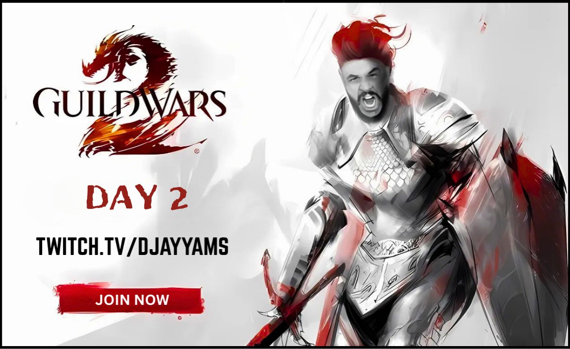 Yesterday was so much fun in GW2! Thank you to everyone who welcomed me to Tyria! We're continuing our journey today on stream. PULL UP! We are NOW LIVE!