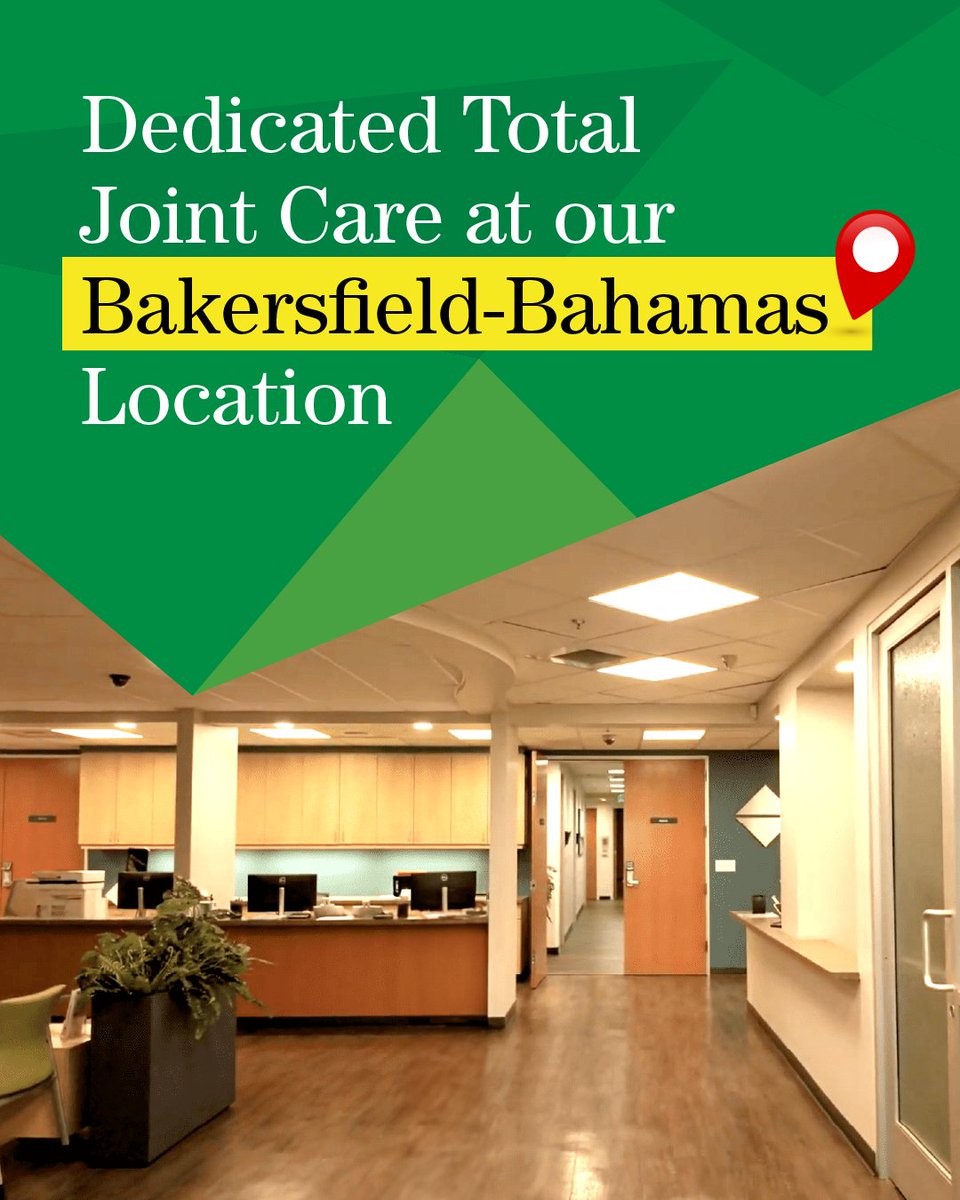 A Second Bakersfield location, same trusted care. Visit SCOI Bakersfield-Bahamas for world-class orthopedics. #BakersfieldOrthopedics #SCOI scoi.com/location/baker…
