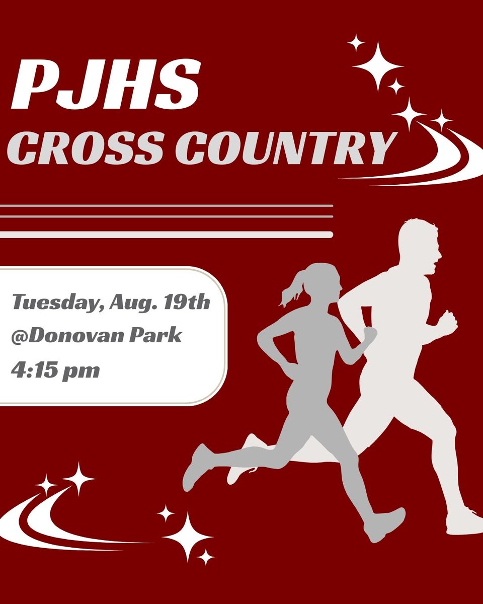 🏃‍♂️ Ready, set, GO! Join us at Donovan Park for the PJHS Cross Country meet! 🏆🏅 Let's cheer on our runners at 4:15 PM on August 19th! Who's excited? #princespride #theprincesway #FN5GL #sweepstakes <a href="/Tmobile/">T-Mobile</a> <a href="/princevillecusd/">Princeville CUSD 326</a> #CrossCountry #PJHS