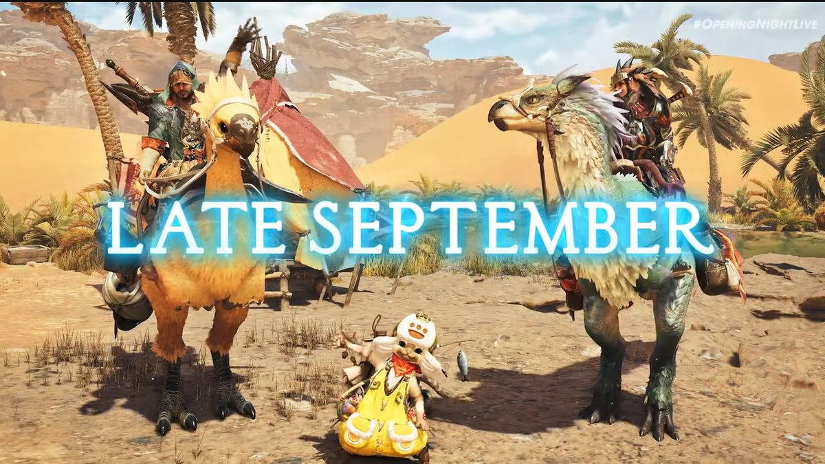 WolfyMelon's tweet photo. RT @famitsu: 『モンハンワイルズ』にて『FF14』コラボが9月下旬より開催。オメガを狩猟!?
https://t.co/3sW2yldEbW https://t.co/WV0cbr63XY