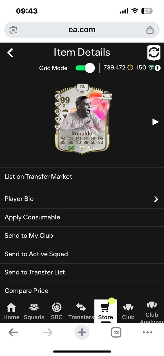 kingkavujr's tweet photo. @Jake_FutTrading From a small premium pack &amp; tradable 😭😭🔥🔥🤌🏾should i sell? https://t.co/JWnnbhxtF1