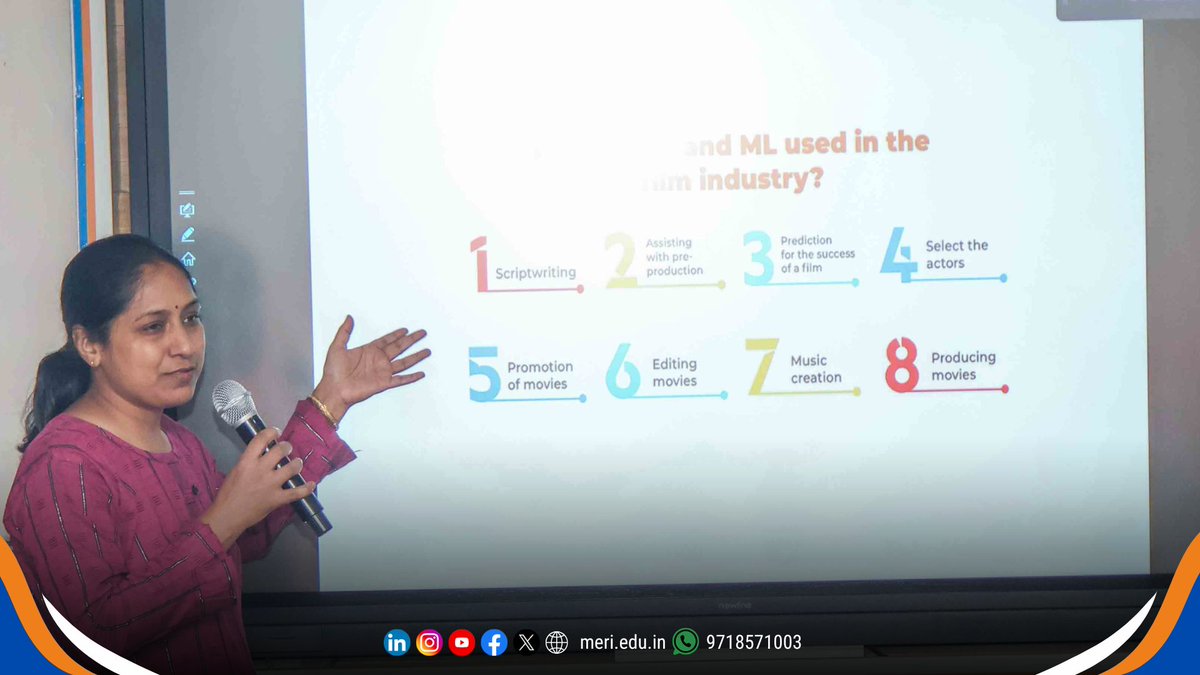 meri_college's tweet image. Wrapping Up Another Insightful Day at MERI’s FDP! At MERI, we remain committed to fostering academic excellence, innovation, and industry-aligned training for educators and students alike.  #fdp #atalacademy #merigroupofinstitutions #ggsipu #aicteapproved #mediaeducation