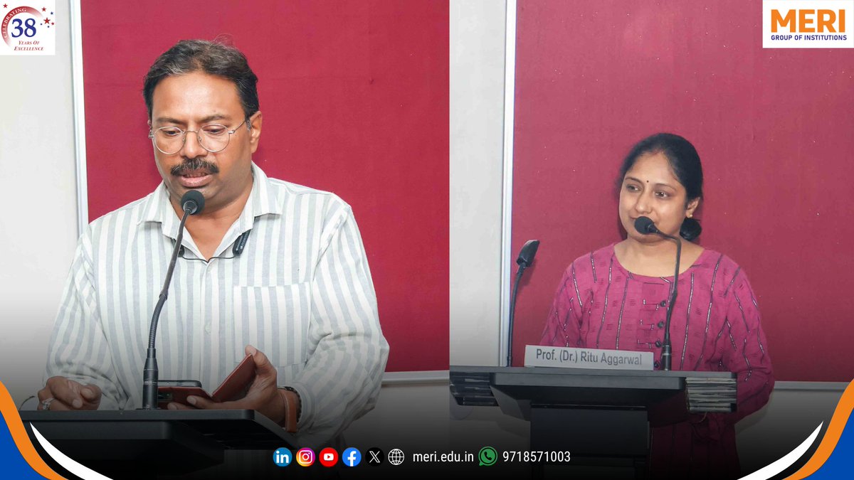 meri_college's tweet image. Wrapping Up Another Insightful Day at MERI’s FDP! At MERI, we remain committed to fostering academic excellence, innovation, and industry-aligned training for educators and students alike.  #fdp #atalacademy #merigroupofinstitutions #ggsipu #aicteapproved #mediaeducation