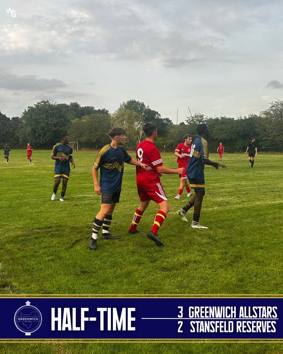 HALF TIME ⏳

A tight first half, with us leading the way. 

GAS 3-2 STR 

#allstarsfc 💙