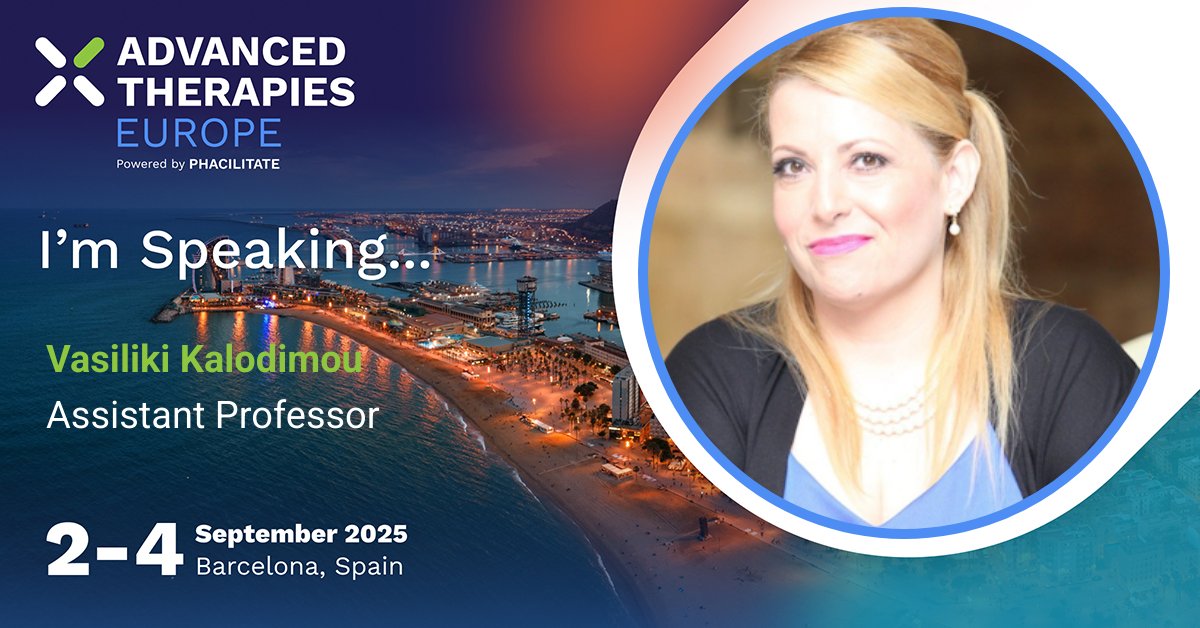 DKalodimou's tweet photo. 📍Time to #register and join me at this year Advanced Therapies Europe #Conference in Barcelona 2025 by @Phacilitate
#biotherapies #cellulartherapy #stemcells #research #AI #regenerativemedicine #womenleaders #WomenInScience #womeninstem #patientcare #IARMES https://t.co/B1GiUbG7xF