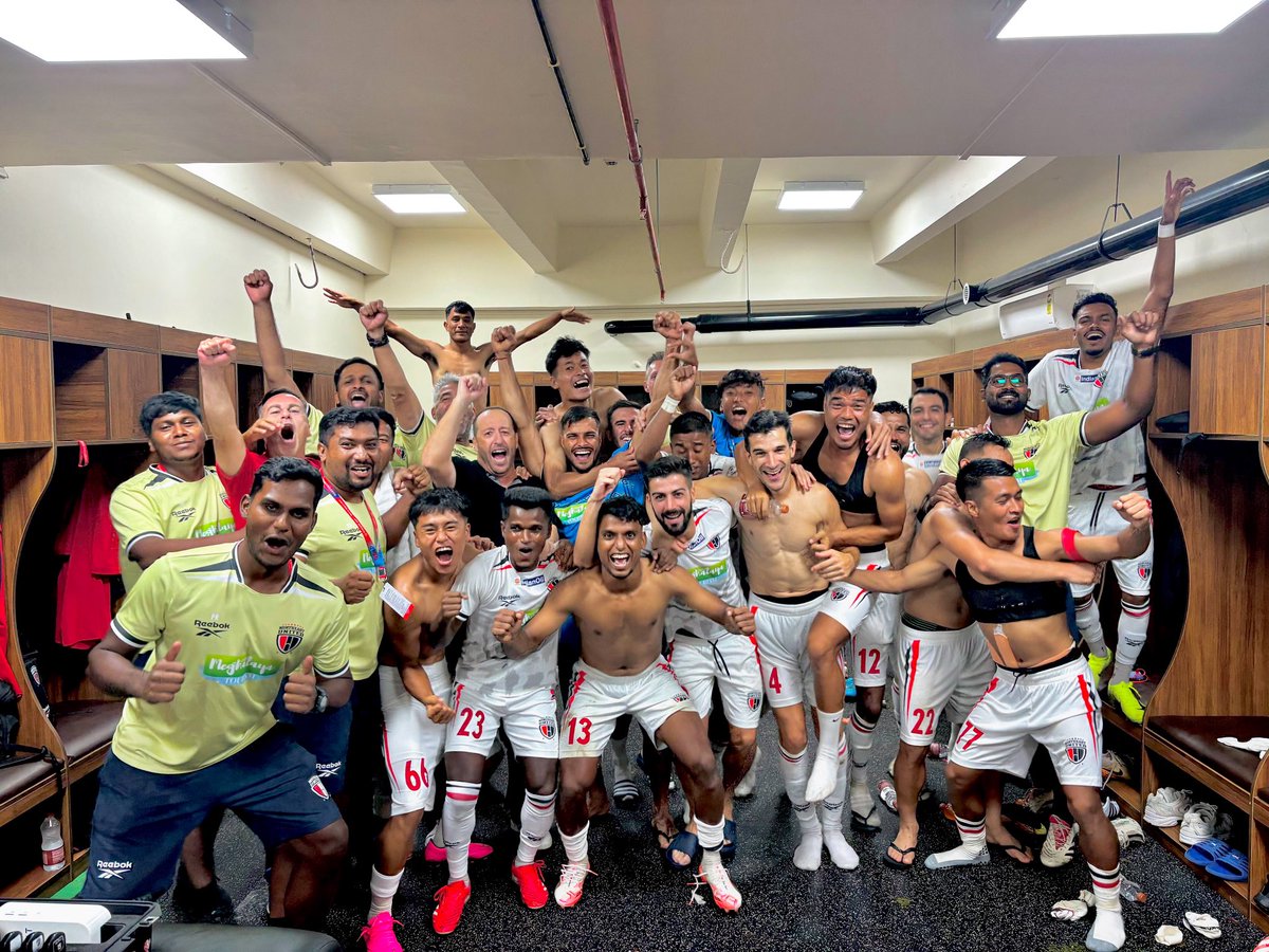 We fight. We win. We rise. 🔥
Pure, unfiltered emotions straight from the heart. ❤️🤍🖤

#StrongerAsOne #8States1United #134thEditionofIndianOilDurandCup