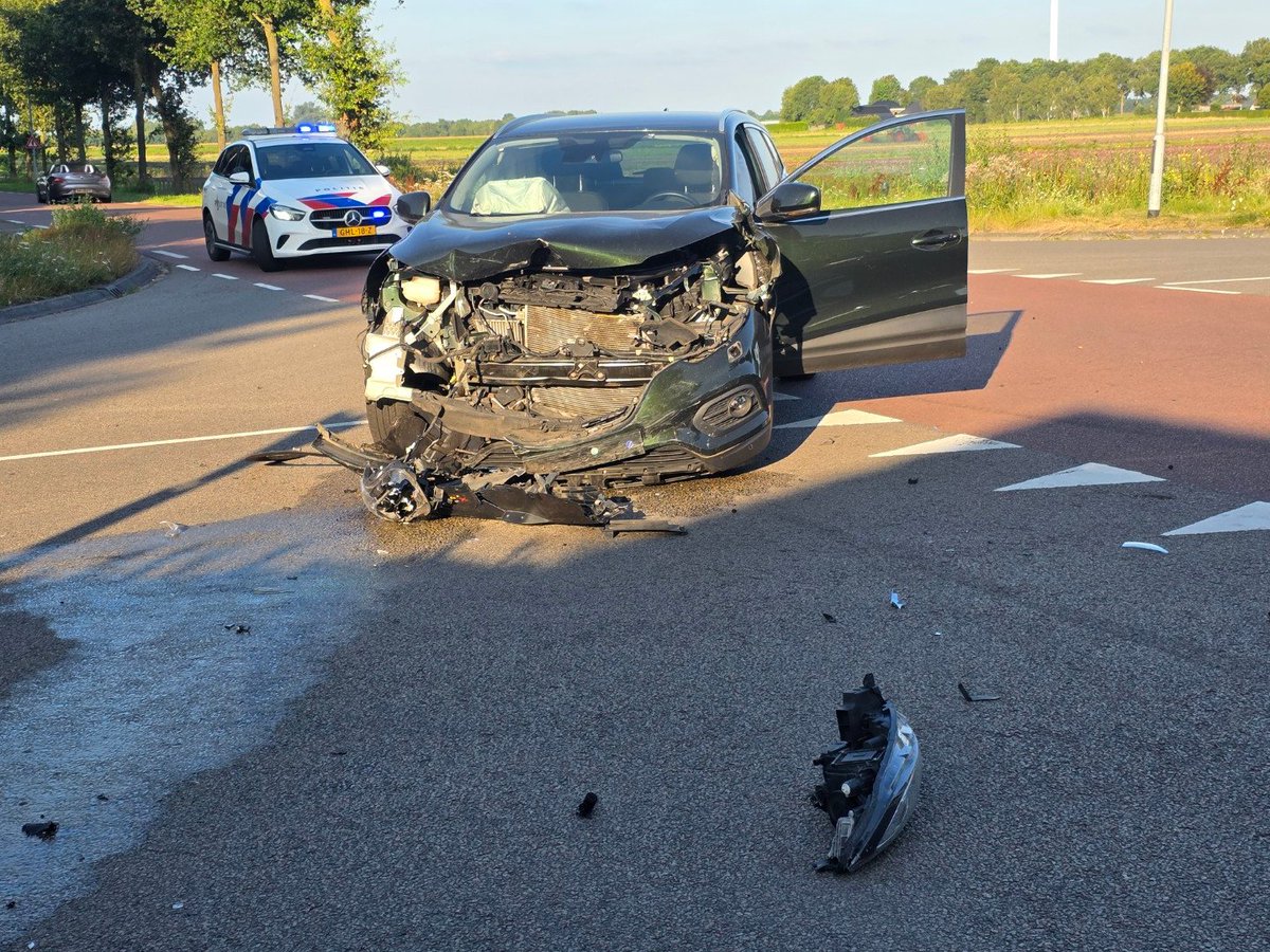 Forse aanrijding bij de Hilte-Gieterveen