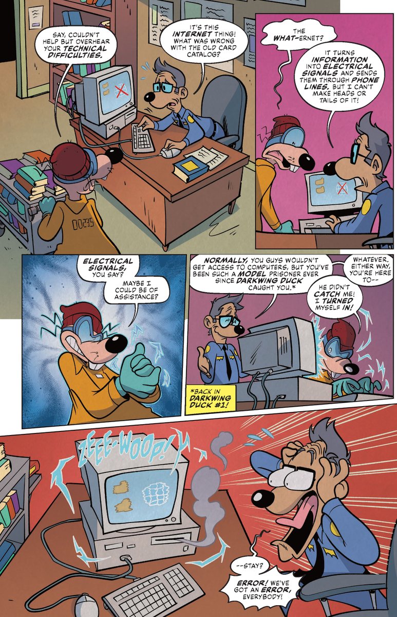 DynamiteComics's tweet photo. In stores this week, Darkwing Duck Vol 2 #5 from Daniel Kibblesmith and Ted Brandt & Ro Stein. Here’s a look inside.
#disney #darkwingduck #danielkibblesmith #tedbrand #rostein
https://t.co/s9wzJTos44 https://t.co/VLIzoJ0Zwn