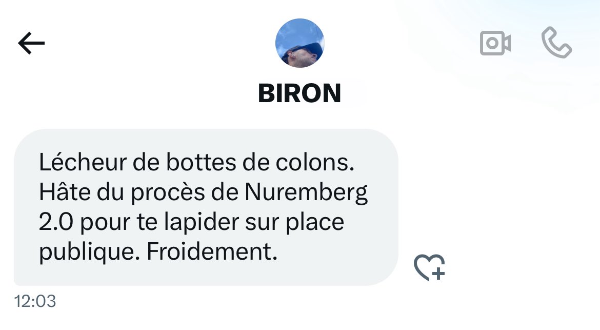 Amine El-Khatmi (@aminelkhatmi) on Twitter photo J’ai signalé ce message privé à Pharos et aux équipes <a href="/Interieur_Gouv/">Ministère de l'Intérieur</a> que je remercie pour leur réactivité !
Je vais le faire systématiquement et ne plus rien laisser passer face à ces abrutis qui se fatigueront avant moi ! J’ai signalé ce message privé à Pharos et aux équipes <a href="/Interieur_Gouv/">Ministère de l'Intérieur</a> que je remercie pour leur réactivité !
Je vais le faire systématiquement et ne plus rien laisser passer face à ces abrutis qui se fatigueront avant moi !