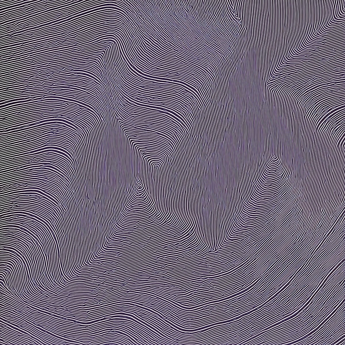Day 125
44,954 tx - 0.3 ETH

Low tx and low volume stripped away all color, leaving only fine monochrome lines that bend into a striking OP art illusion.

(Open in a new tab to fully catch the effect)