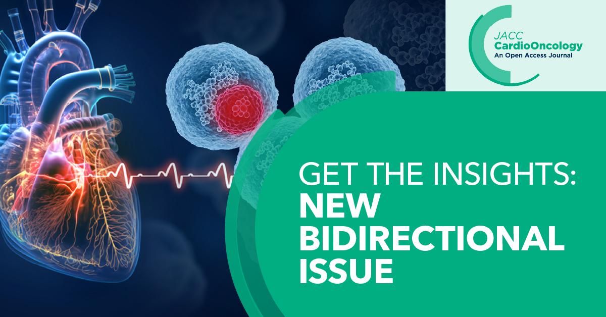 JACC Journals (@jaccjournals) on Twitter photo 🚨 New #JACCCardioOnc Special Issue!
Dive into the bidirectional links between cancer & #CVD and their impact on research & patient care in this special focus issue: jacc.org/toc/cardio-onc… #CardioOnc <a href="/DrBonnieKy/">Dir, Thalheimer Center, EiC, JACC CardioOnc</a> 🚨 New #JACCCardioOnc Special Issue!
Dive into the bidirectional links between cancer & #CVD and their impact on research & patient care in this special focus issue: jacc.org/toc/cardio-onc… #CardioOnc <a href="/DrBonnieKy/">Dir, Thalheimer Center, EiC, JACC CardioOnc</a>