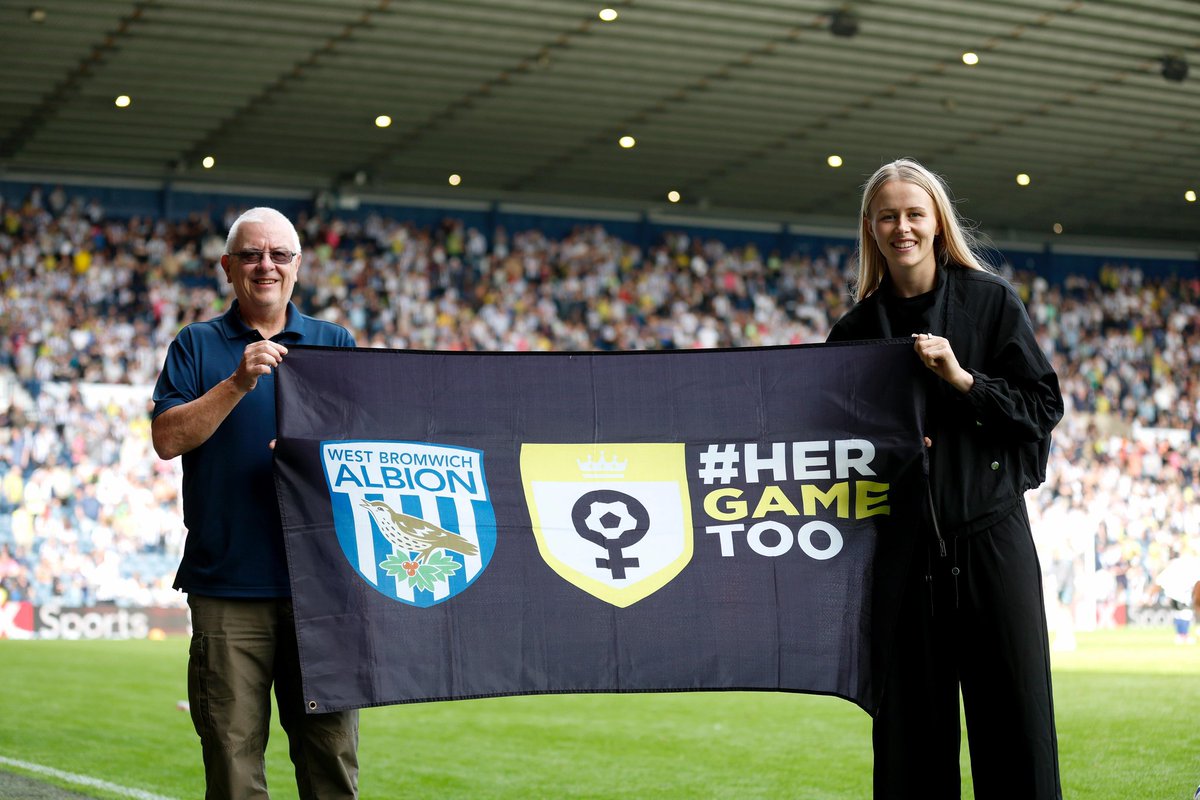 Her Game Too - WBA𓅪 (@hergametoo_wba) on Twitter photo England <a href="/Lionesses/">Lionesses</a> #WEUROS2025 hero and proud Baggies fan <a href="/hannahhampton_/">Hannah Hampton</a>, joined by her dad, showing support for <a href="/HerGameToo/">Her Game Too</a> at The Hawthorns during <a href="/WBA/">West Bromwich Albion</a>’s opening-day victory over Blackburn. 🦁🏴
Inspiring the next generation! 💙💛
#WBA #HerGameToo #HGT England <a href="/Lionesses/">Lionesses</a> #WEUROS2025 hero and proud Baggies fan <a href="/hannahhampton_/">Hannah Hampton</a>, joined by her dad, showing support for <a href="/HerGameToo/">Her Game Too</a> at The Hawthorns during <a href="/WBA/">West Bromwich Albion</a>’s opening-day victory over Blackburn. 🦁🏴
Inspiring the next generation! 💙💛
#WBA #HerGameToo #HGT