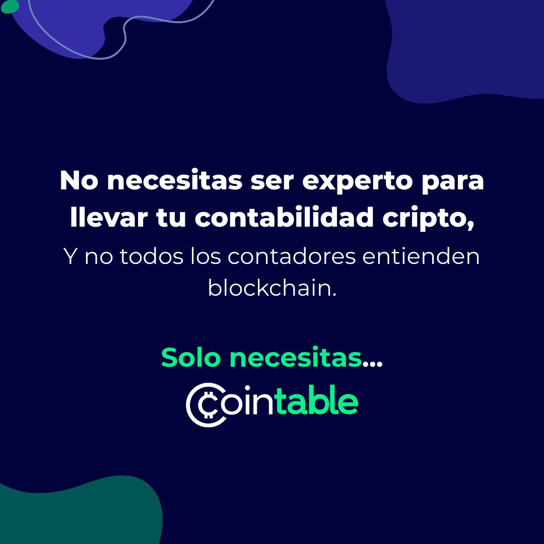 cointable_app's tweet image. ¿Te ha pasado que intentas explicar tus transacciones cripto a un contador y no sabe por dónde empezar? o ¿Has pasado horas intentando cuadrar tus transacciones y reportes?
Con Cointable, todo se simplifica!!