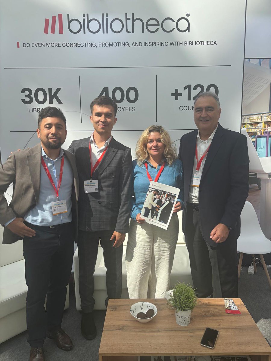 Bibliotheca (@bibliothecax) on Twitter photo What an inspiring experience at #WLIC2025! We’ve enjoyed some truly fantastic —and very bright— days under the stunning glass roof of the <a href="/QazExpoCongress/">QazExpoCongress</a>. Kazakhstan has received us with warmth and kindness, making every encounter even more special. Stop by Booth #A18! What an inspiring experience at #WLIC2025! We’ve enjoyed some truly fantastic —and very bright— days under the stunning glass roof of the <a href="/QazExpoCongress/">QazExpoCongress</a>. Kazakhstan has received us with warmth and kindness, making every encounter even more special. Stop by Booth #A18!