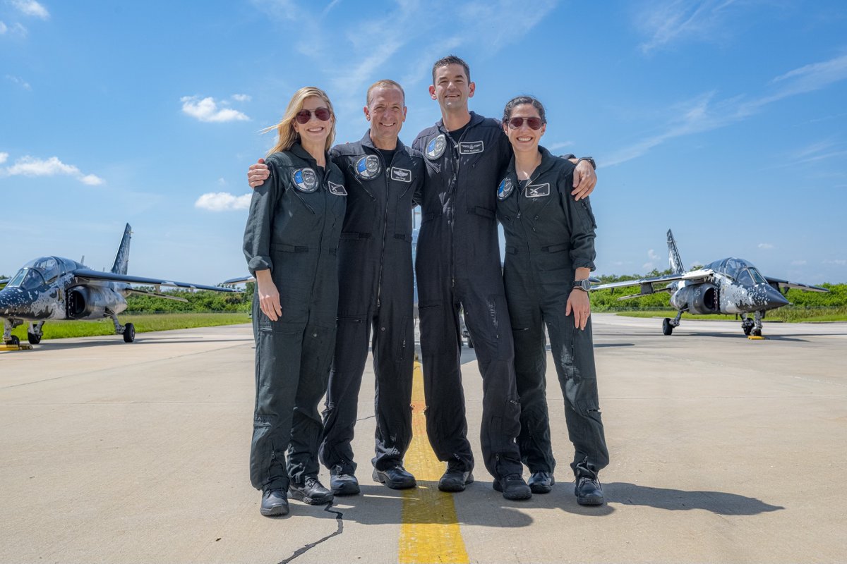 rookisaacman's tweet image. One year ago today we landed at KSC to begin quarantine. My @PolarisProgram crew, along with @haleykesparza & others, spent ~3 weeks waiting for a weather window to launch. I was grateful every day in quarantine, every minute of the mission..and the unexpectedly wild year since.