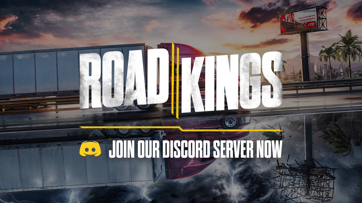 RoadKingsGame's tweet photo. Want to keep up with all things #RoadKings and chat with fellow truckers? 🚛

Join our official Discord here 👉https://t.co/7Hh972pkLT https://t.co/XUru11zEUX
