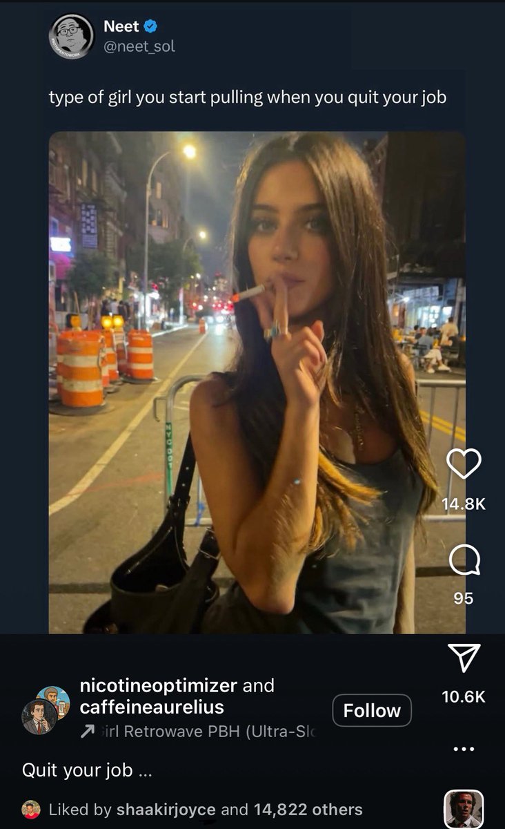 corelordswabes's tweet photo. the neet acct has reached escape velocity 

crazy impressions on twitter, but the real reach goes far beyond that

this is just the beginning https://t.co/p67fW14KV9