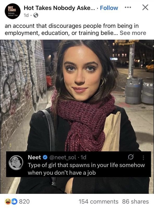 corelordswabes's tweet photo. the neet acct has reached escape velocity 

crazy impressions on twitter, but the real reach goes far beyond that

this is just the beginning https://t.co/p67fW14KV9