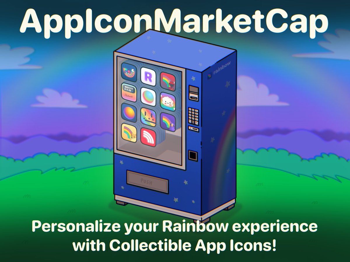 rainbowdotme's tweet image. 🌈 In case you missed it:

Last week, we introduced AppIconMarketCap ✨
A website dedicated to Rainbow&apos;s Collectible App Icons that you can collect to customize your experience.