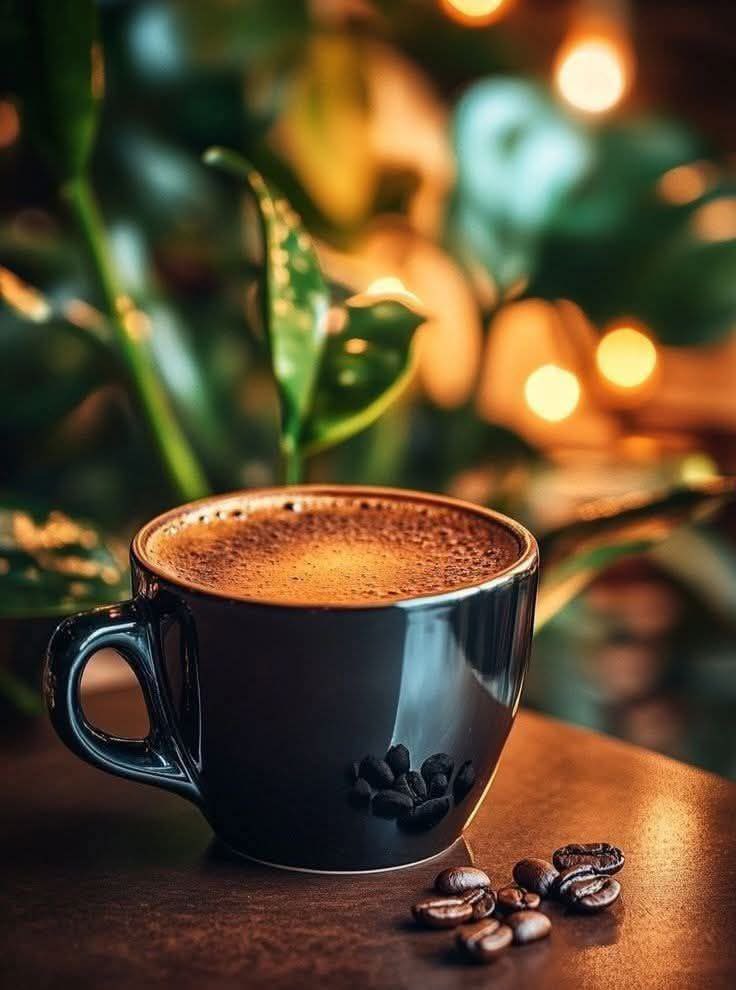 هناك أرواح مثل القهوة
تحادثهم بأي وقت
يعدلون مزاجك ☕